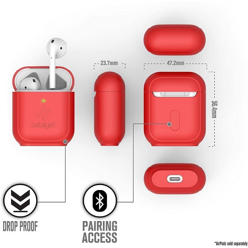 Catalyst - Standing Case for Airpods 1 & 2 - Flame Red