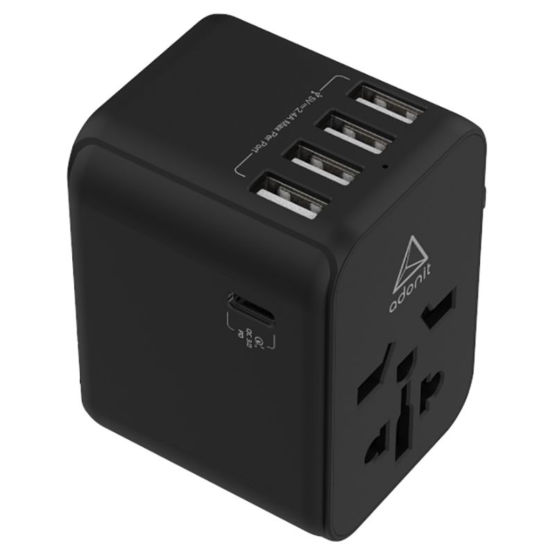 Adonit Universal Adapter 4A1C 30W - Black