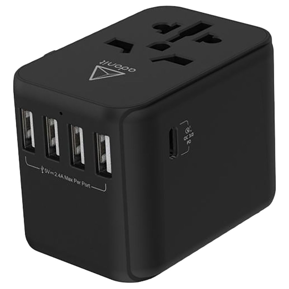 Adonit Universal Adapter 4A1C 30W - Black