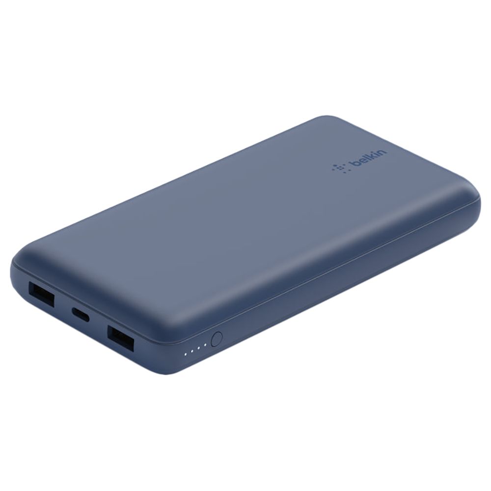 Belkin - Boostcharge USB-C 1X & USB-A 2X Powerbank 15W - Blue