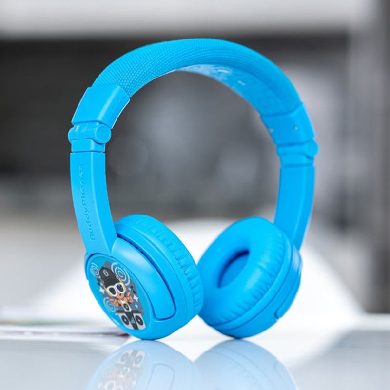 Buddyphones - Cosmos Plus Active Bluetooth Headphones - Blue