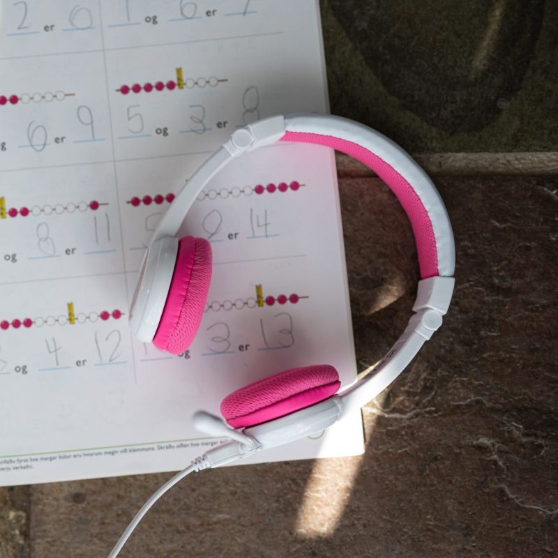 Buddyphones - School Plus Kids Headphones - Pink Hearing Protection