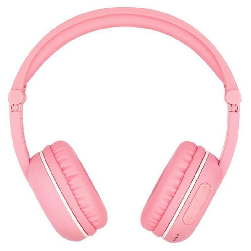 BuddyPhones - Wireless Bluetooth Headphones for Kids - Pink Hearing Protection