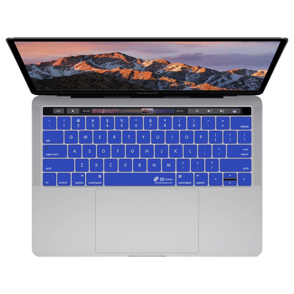 Kb Covers - Keyboard Cover For Macbook Air 2018 - Dark Blue