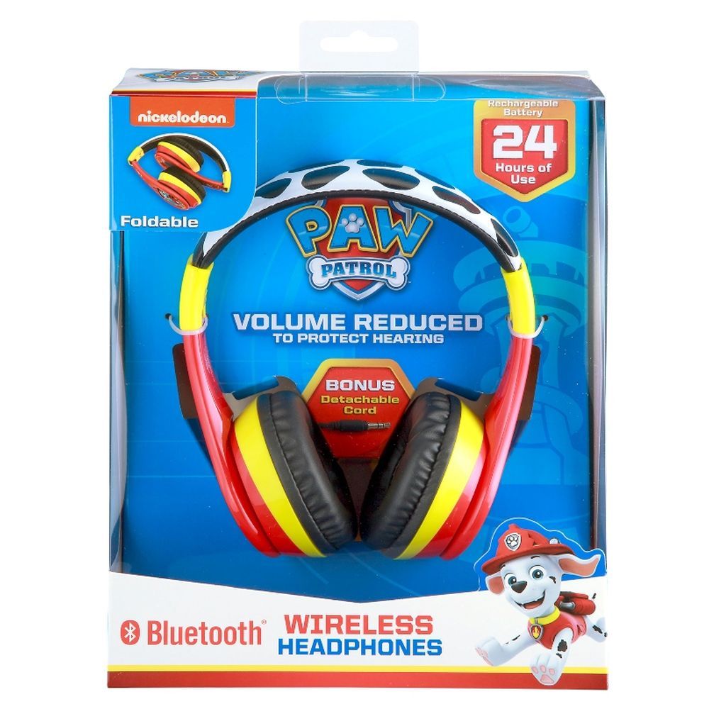 Kid Designs - Paw Patrol Kid Safe Wireless Bluetooth Headphone - Marshall