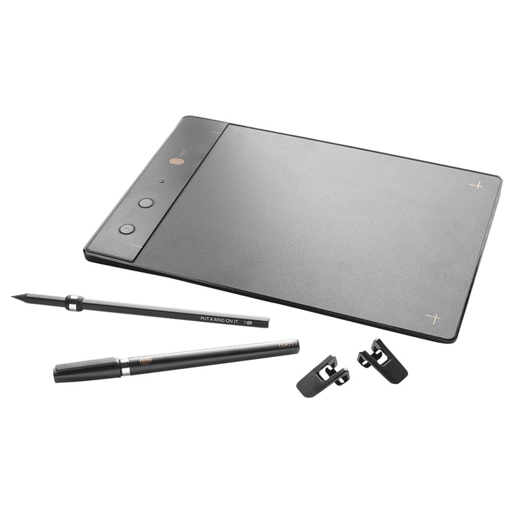 iskn - The Slate 2+ Tablet Notes Digital Drawing Pad - Black