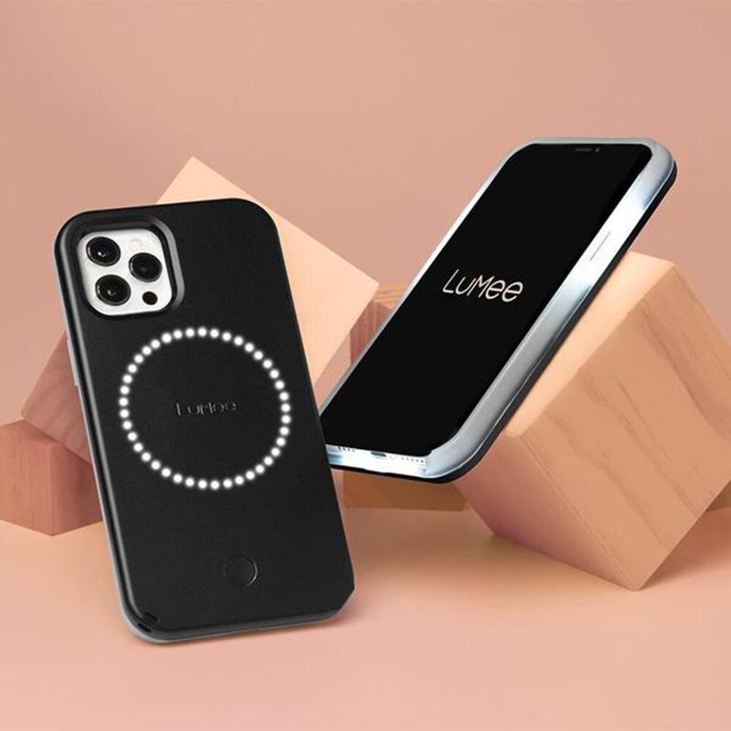 Lumee - Iphone 13 - Halo Selfie Light Case - Matte Black