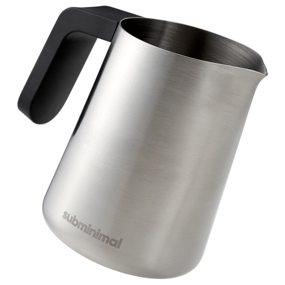 Subminimal - Milk Jug W/ Cleaning Brush - 450Ml - Silver