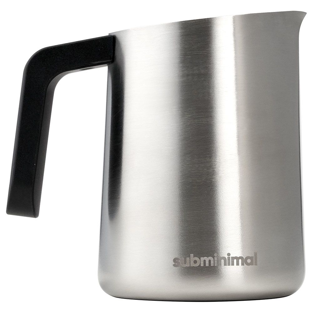 Subminimal - Milk Jug W/ Cleaning Brush - 450Ml - Silver