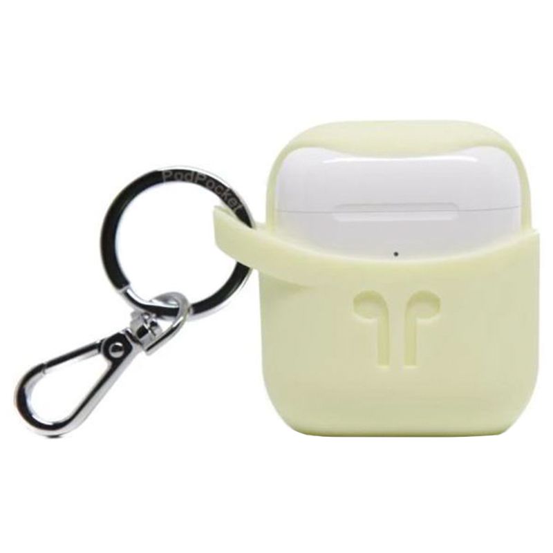 PodPocket - Silicone Case for Apple Airpod - Mellow Yellow