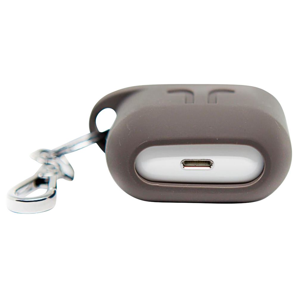 PodPocket - Silicone Case for Apple Airpods - Cocoa Gray