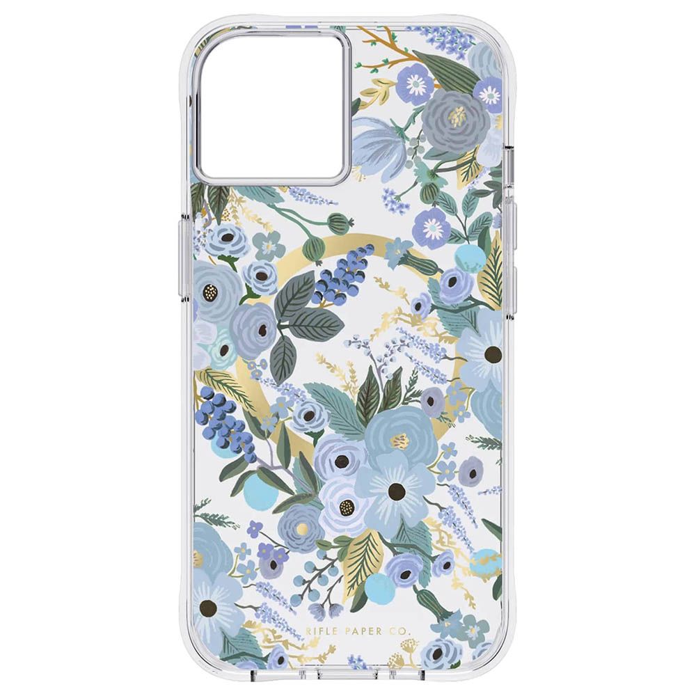 Rifle Paper Co. - Iphone 14 - Garden Party Case W/ Magsafe - Blue