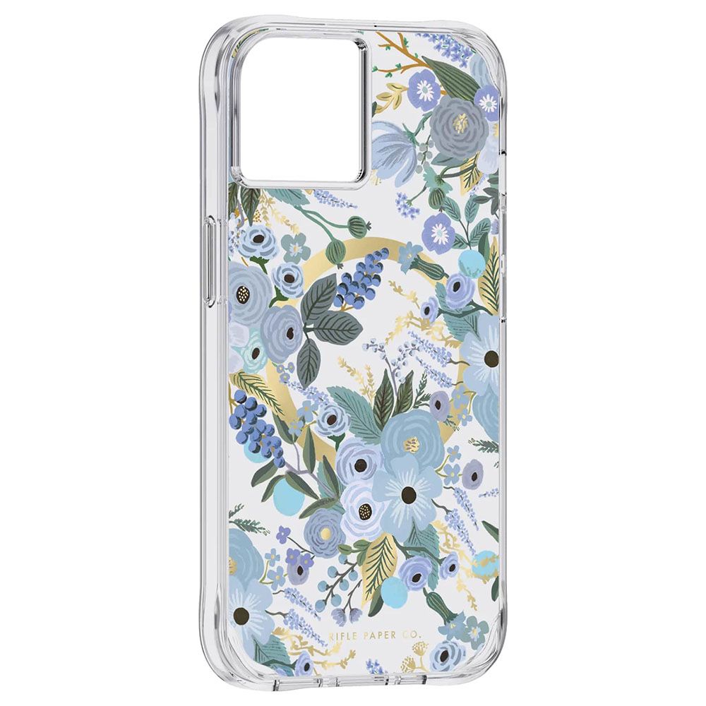 Rifle Paper Co. - Iphone 14 - Garden Party Case W/ Magsafe - Blue