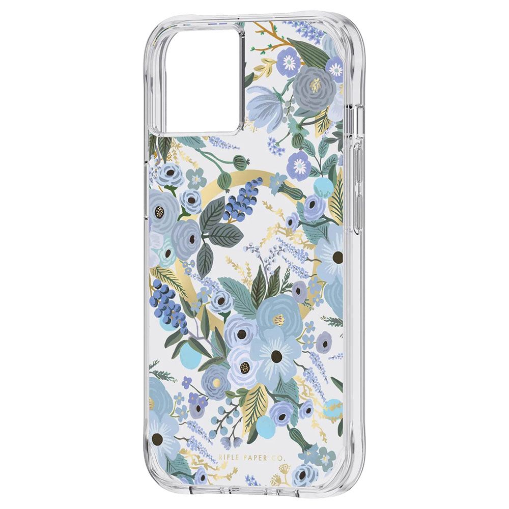 Rifle Paper Co. - Iphone 14 - Garden Party Case W/ Magsafe - Blue