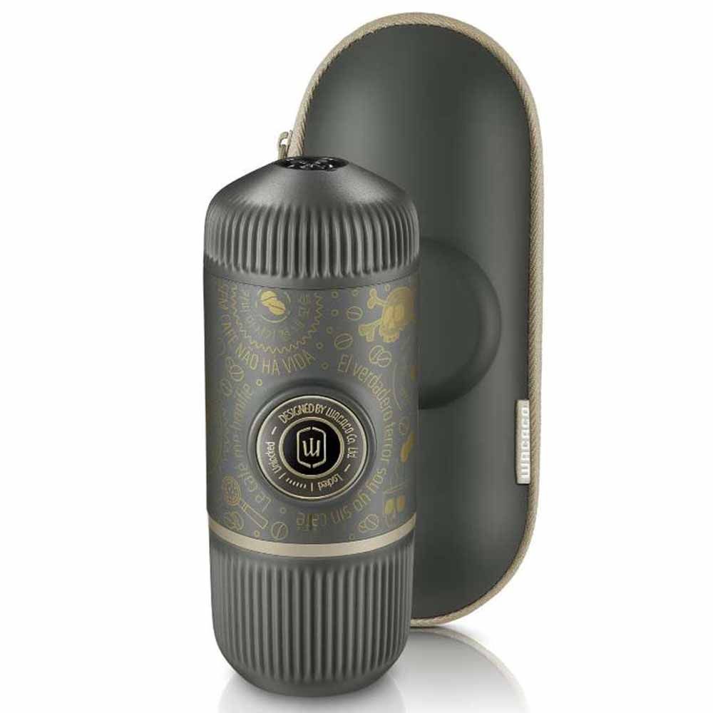 Wacaco - Nanopresso Dark Souls Portable Espresso Maker W/ Case - Grey