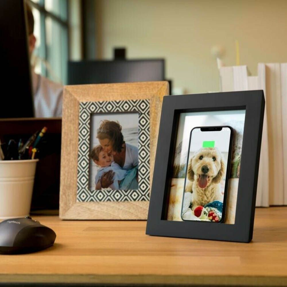 Twelve South - Powerpic Wireless Charging Photoframe, Black