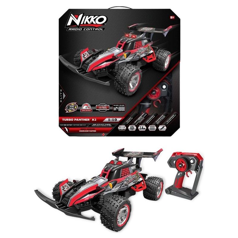 Nikko - RC Turbo Panther X2 Car - Red