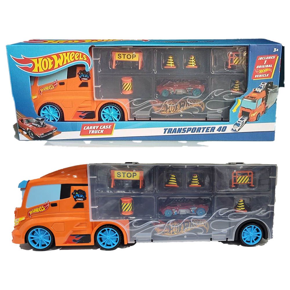 Hot Wheels - Carry Case Truck: Car Transporter 40