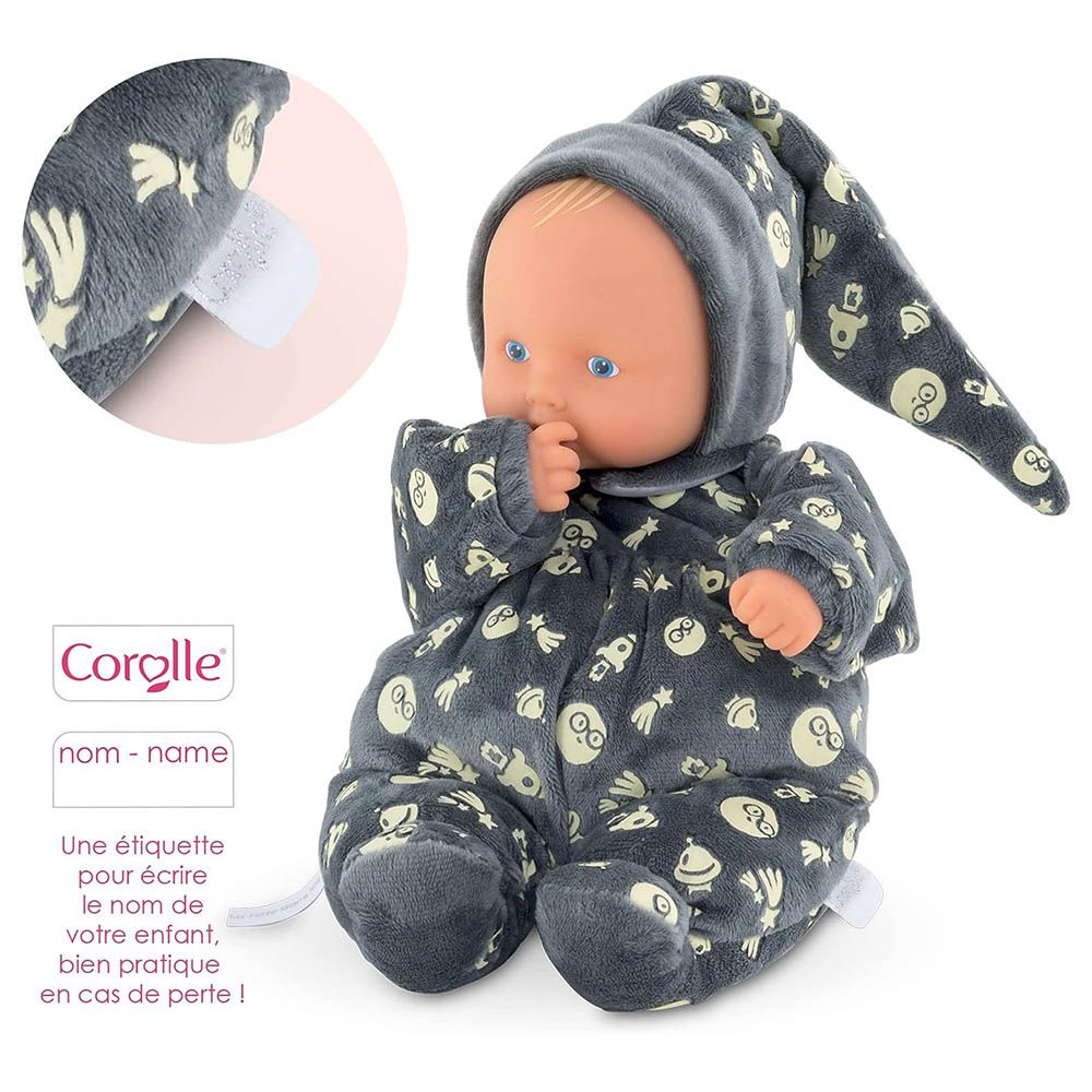 Corolle - Mon Doudou Glow in the Dark Soft Cuddly Doll - 28cm