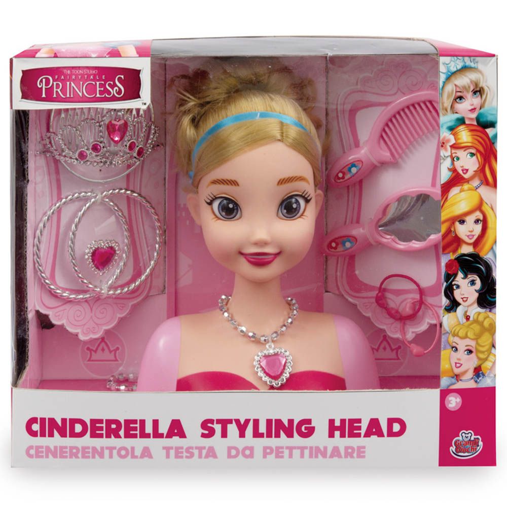 Grandi Giochi - Princess Styling Head - Cinderella