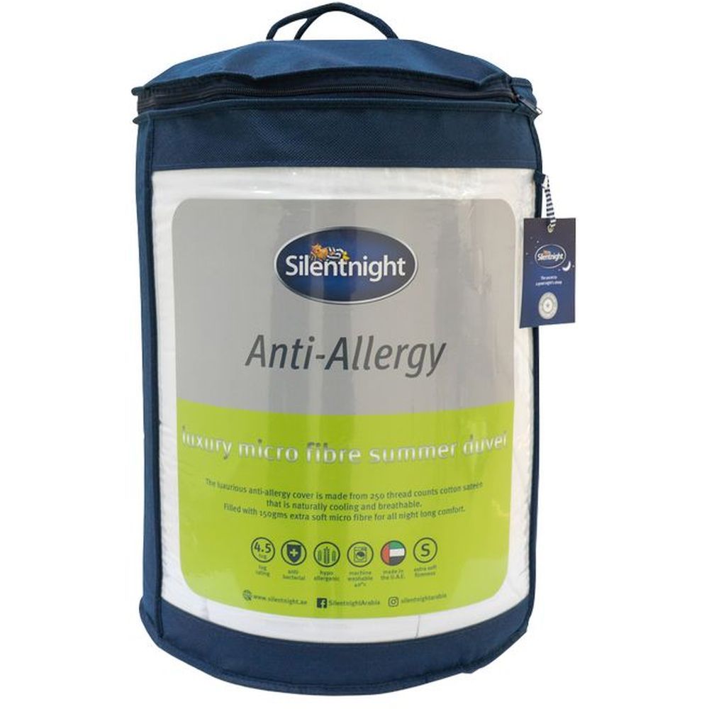 Silentnight - Anti-Allergy Microfibre Summer Duvet - 240 x 220 cm