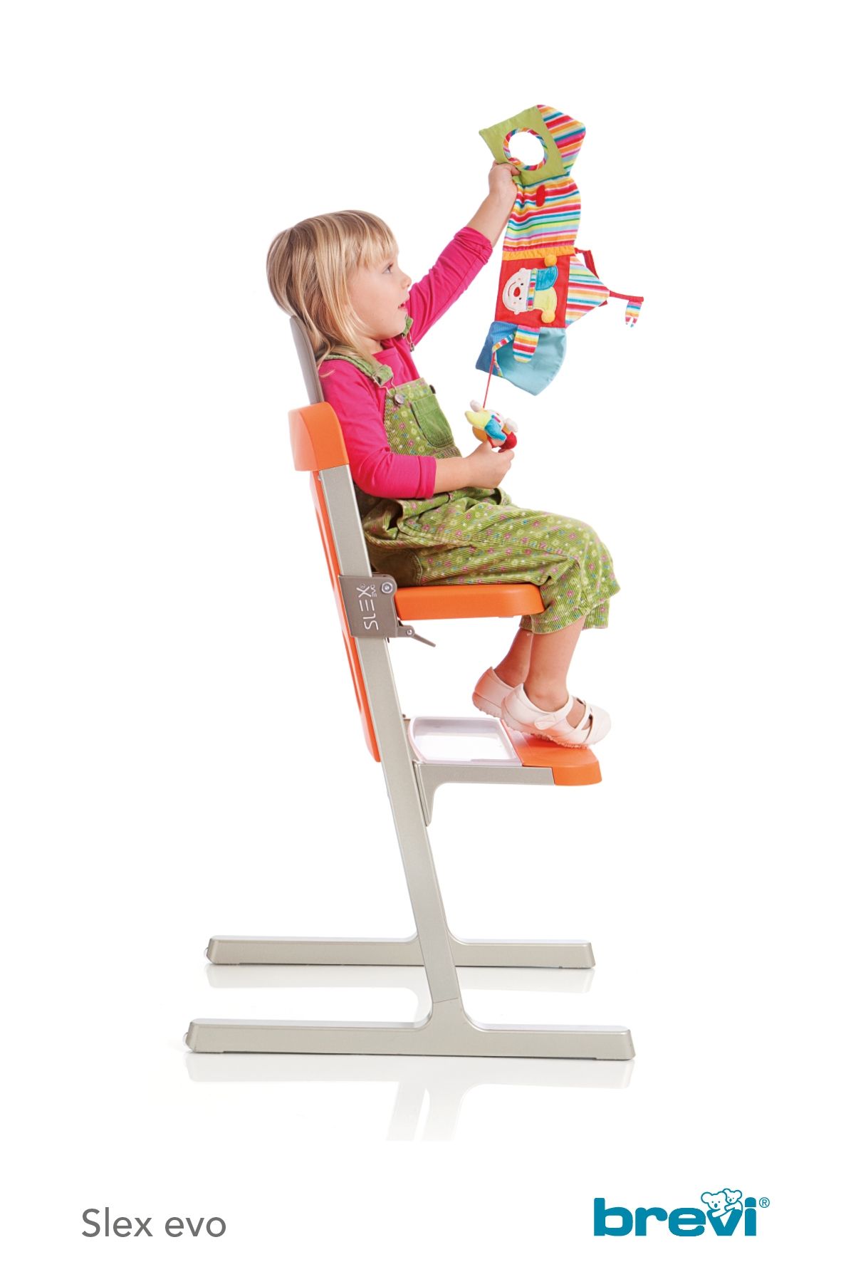 Brevi - Slex Evo - 3-in-1 high chair - Grey White