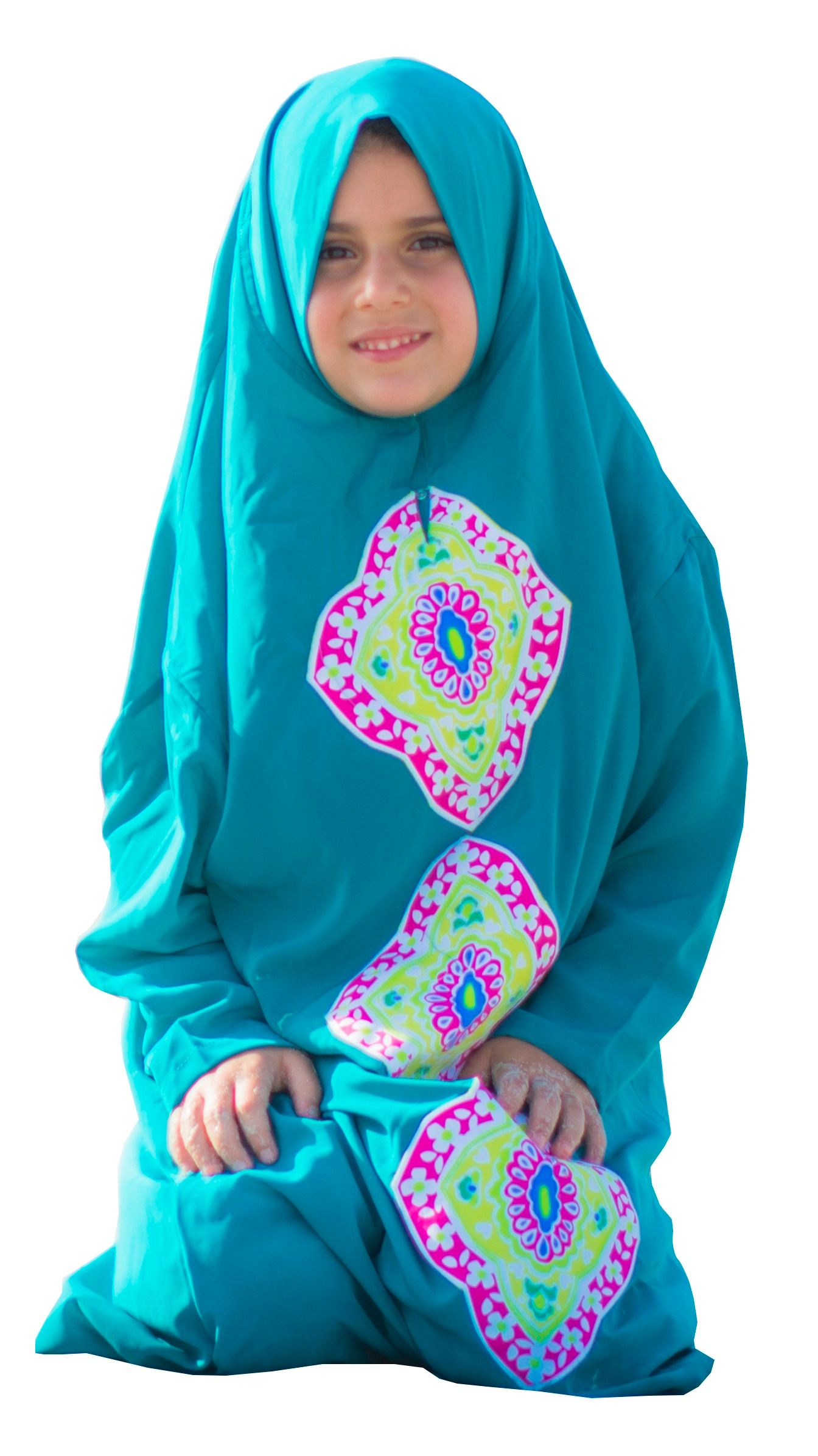 Salaty - Prayer Gown For Girls - Green