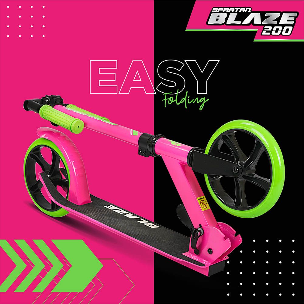 Spartan - Blaze 200mm Scooter - Pink