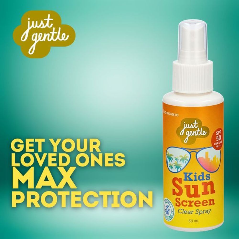 Just Gentle - Kids Clear Spray SPF 50 PA+++ Reef Safe Sunscreen