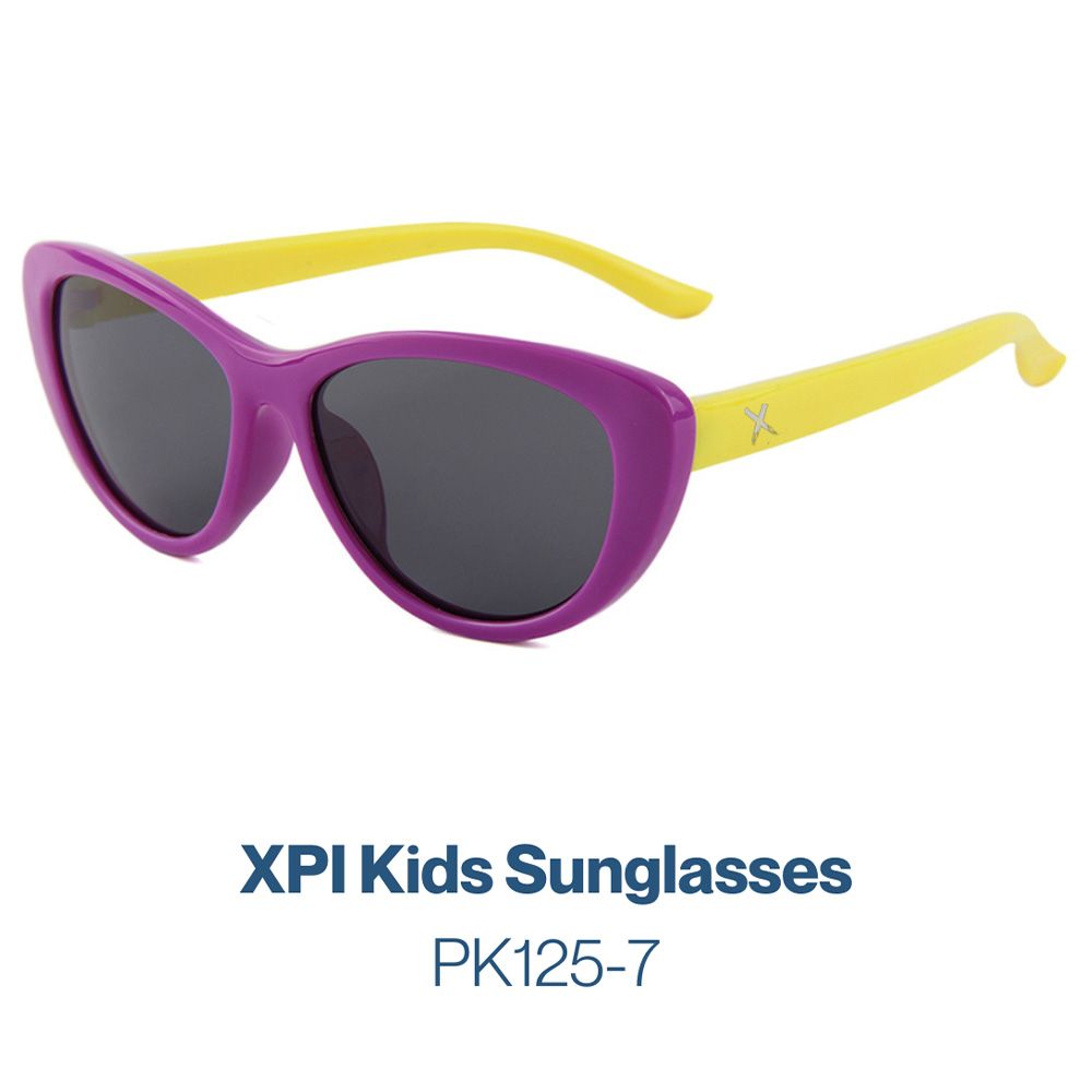 Xpi - Kids Sunglasses - Purple/Yellow 