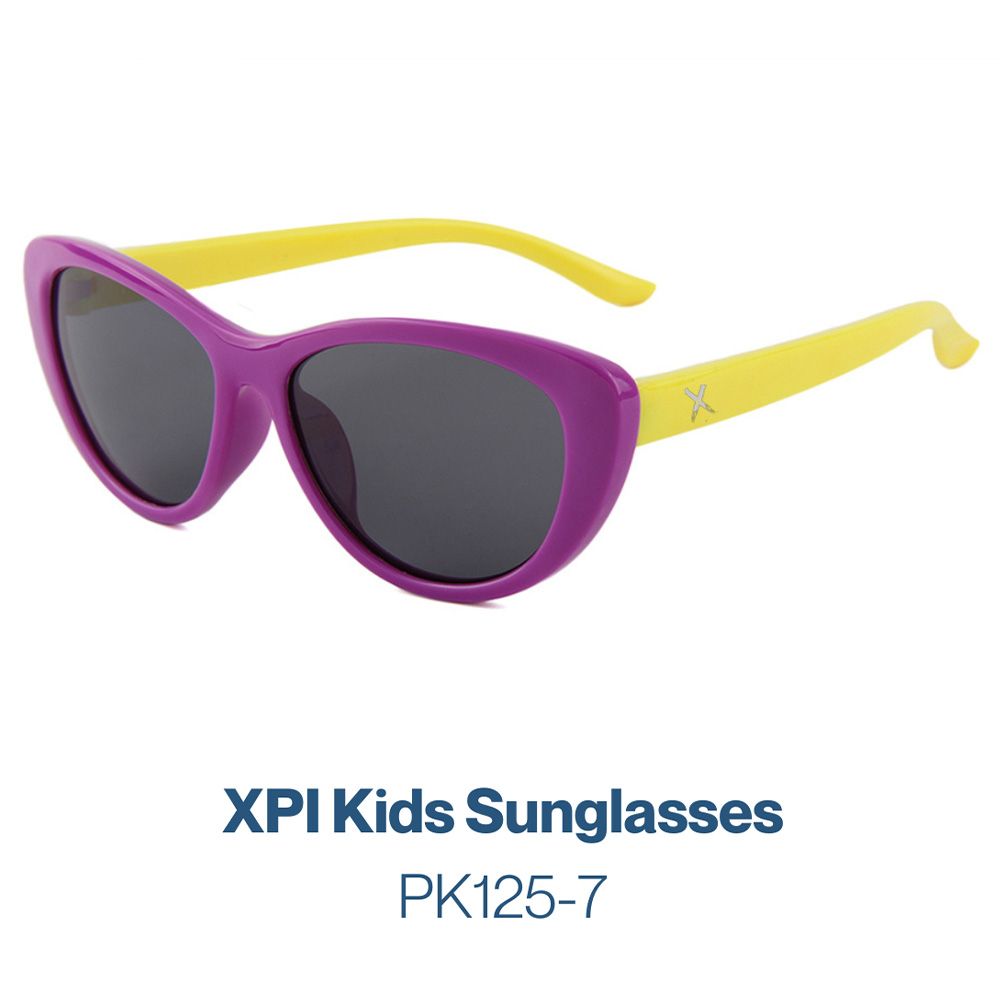 Xpi - Kids Sunglasses - Purple/Yellow 