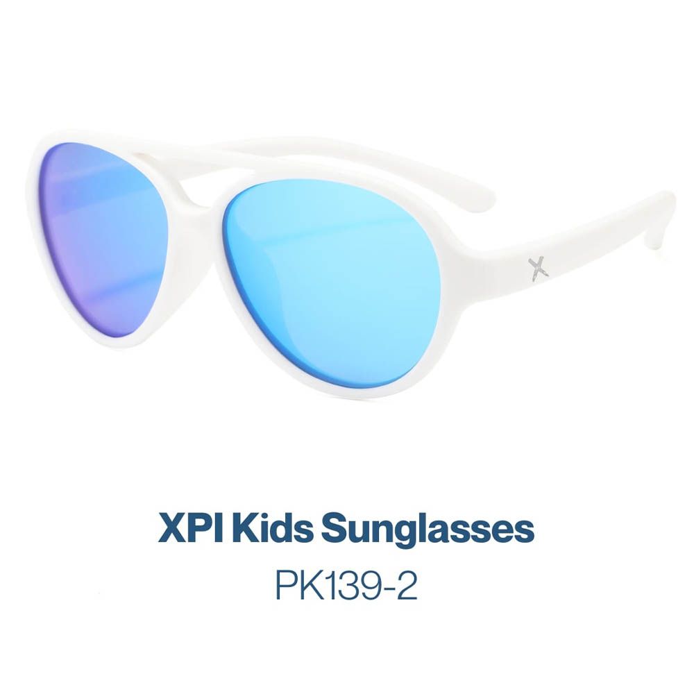 Xpi - Kids Sunglasses - White/Blue