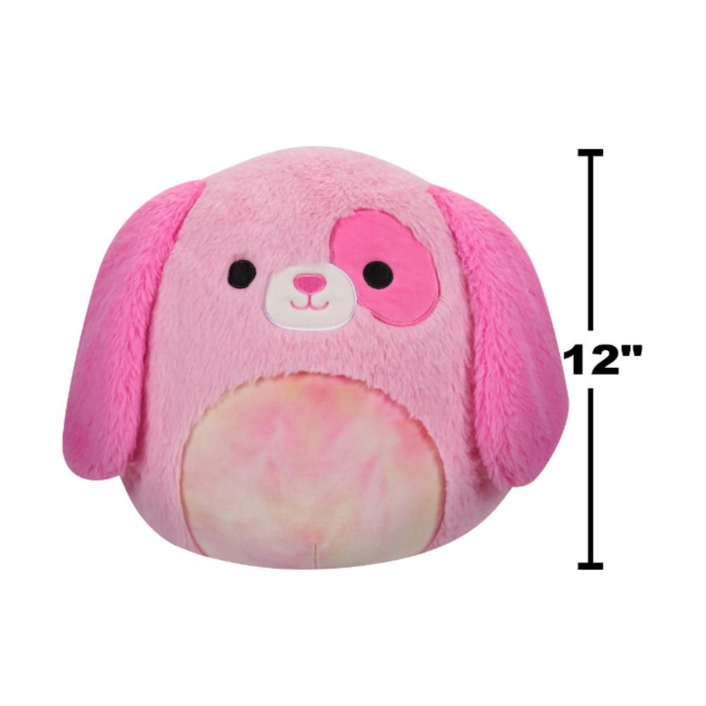 Squishmallows - Medium Plush - 12 inch -  Fuzzamallows Pink Dog Walmart