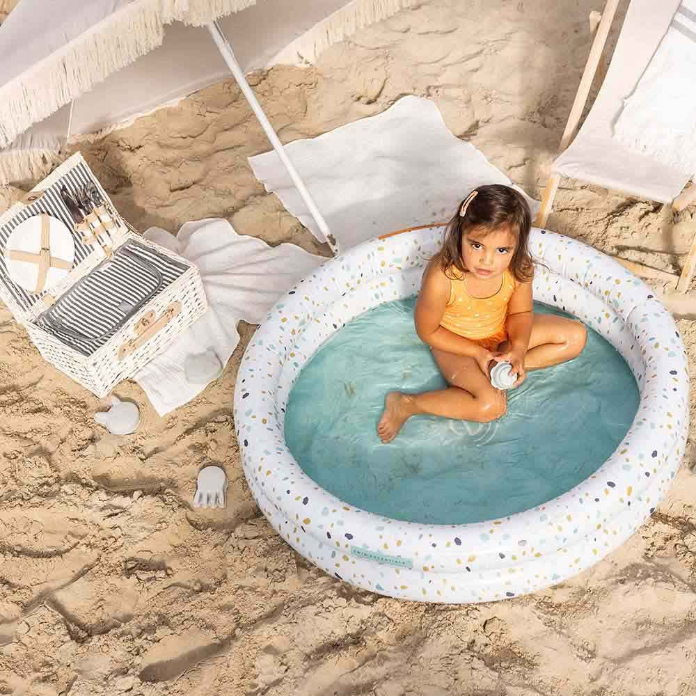 Swim Essentials - Terrazzo Printed Children's Pool - 100cm - Pastel