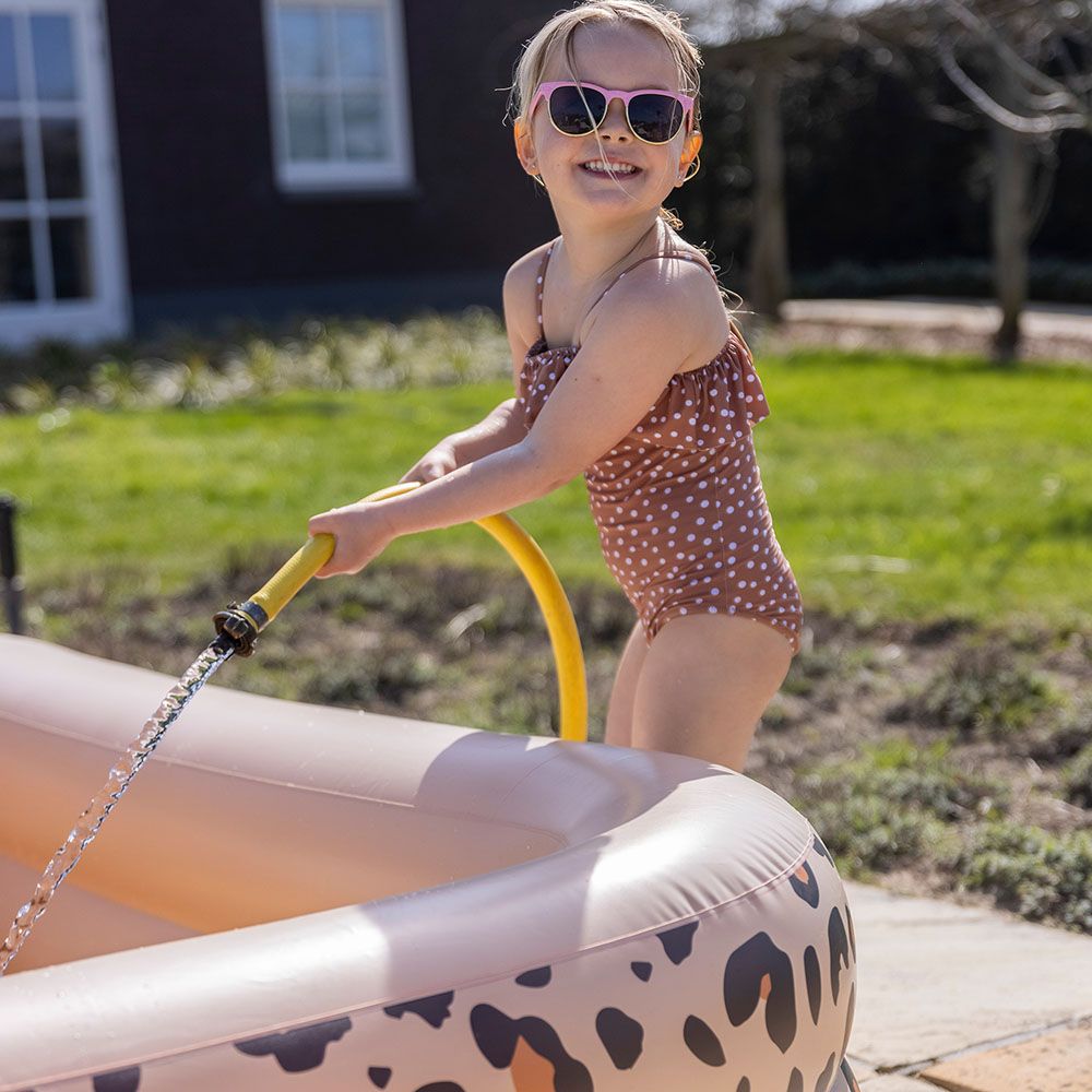 Swim Essentials - Leopard Printed Paddling Pool - 210cm - Beige