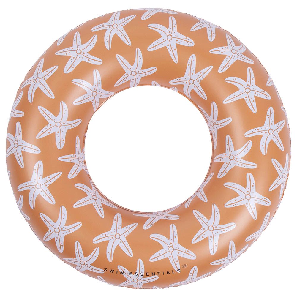 Swim Essentials - Sea Star Printed Swimring - 55cm - Caramel