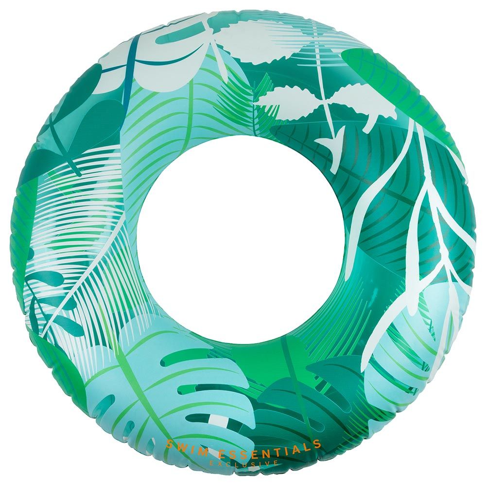 Swim Essentials - Tropical Swimring - 90cm - Green