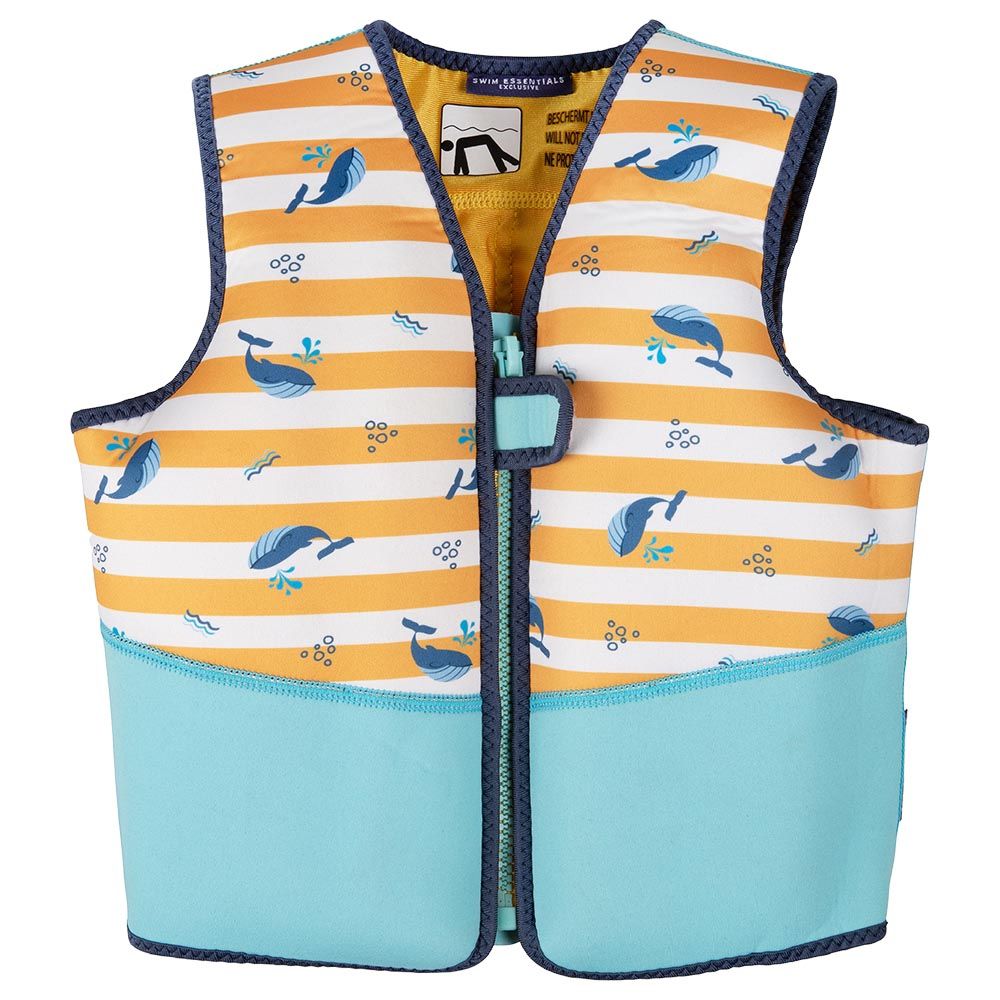 Swim Essentials - Whale Swimming Vest - Yellow/White