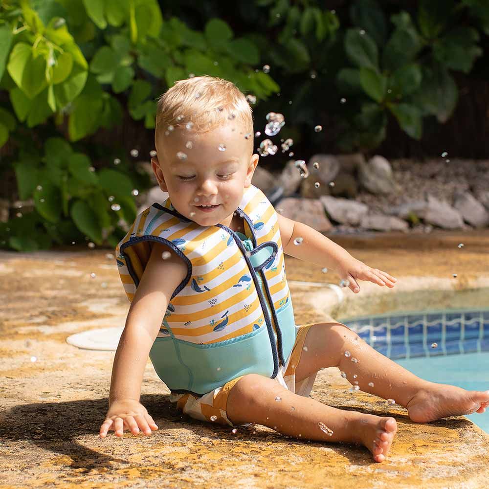 Swim Essentials - Whale Swimming Vest - Yellow/White