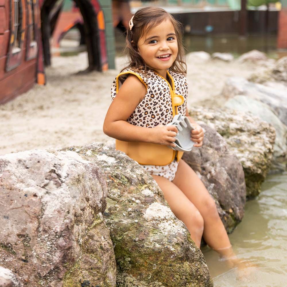 Swim Essentials - Leopard Swimming Vest - Beige