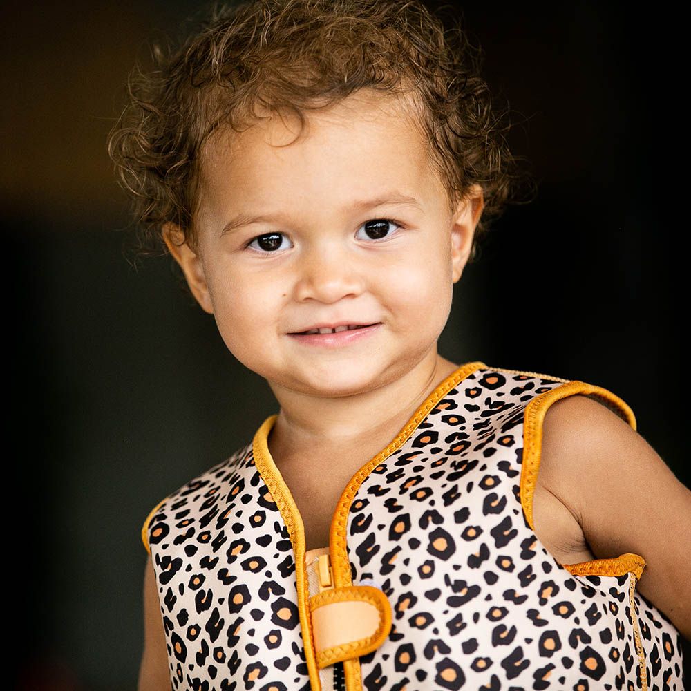 Swim Essentials - Leopard Swimming Vest - Beige