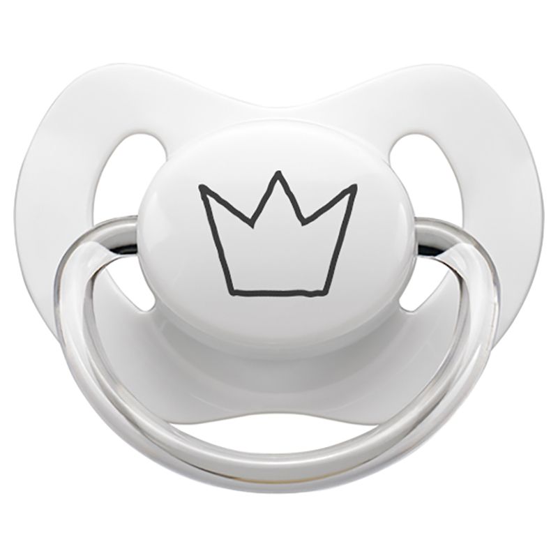 LittleMICO - Crown Pacifier - 5M+ - White