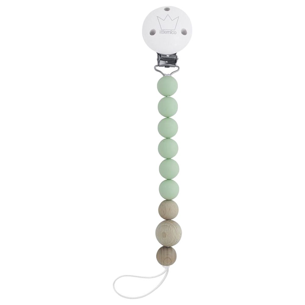 Littlemico - Sol Pacifier Holder - Light Green