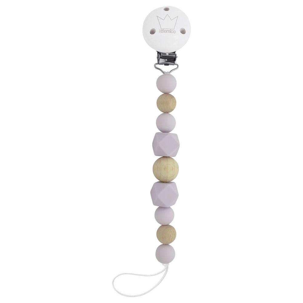 Littlemico - Estrela Pacifier Holder - Light Purple