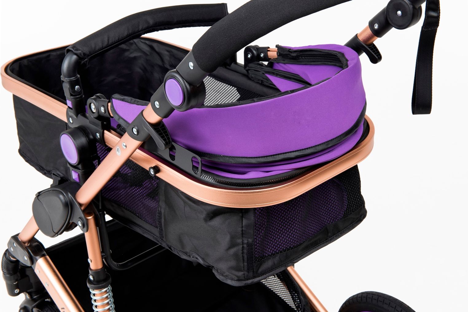 Belecoo 6 Purple - Classic 3 in 1 Pram