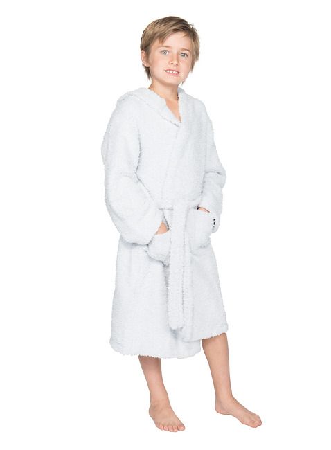 Barefoot Dreams Cozychic Kids Cover Up-Blue-6 to 8 Years