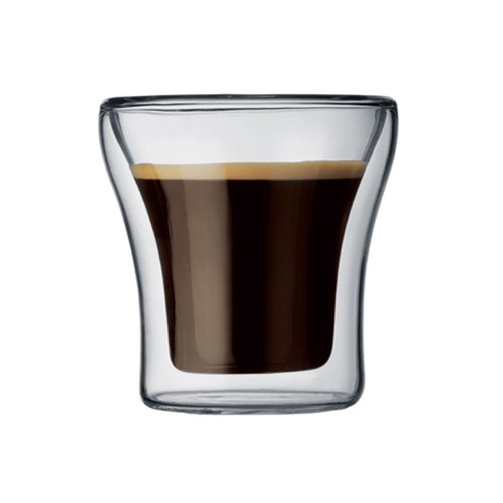 Bodum - Assam Double Wall Glass 100ml - Set Of 2