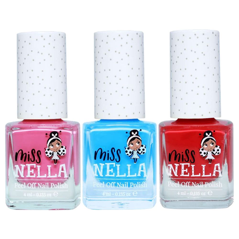 Miss Nella - Girl Power Nail Polish Pack of 3