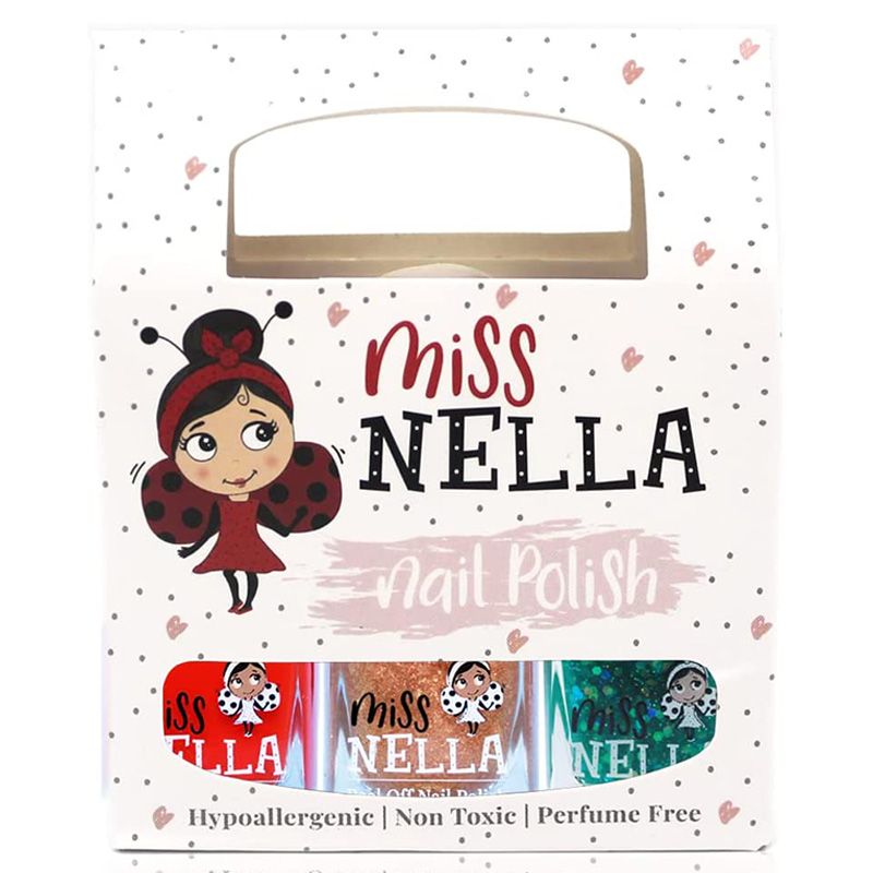 Miss Nella - Christmas Sparkle Nail Polish Pack of 3