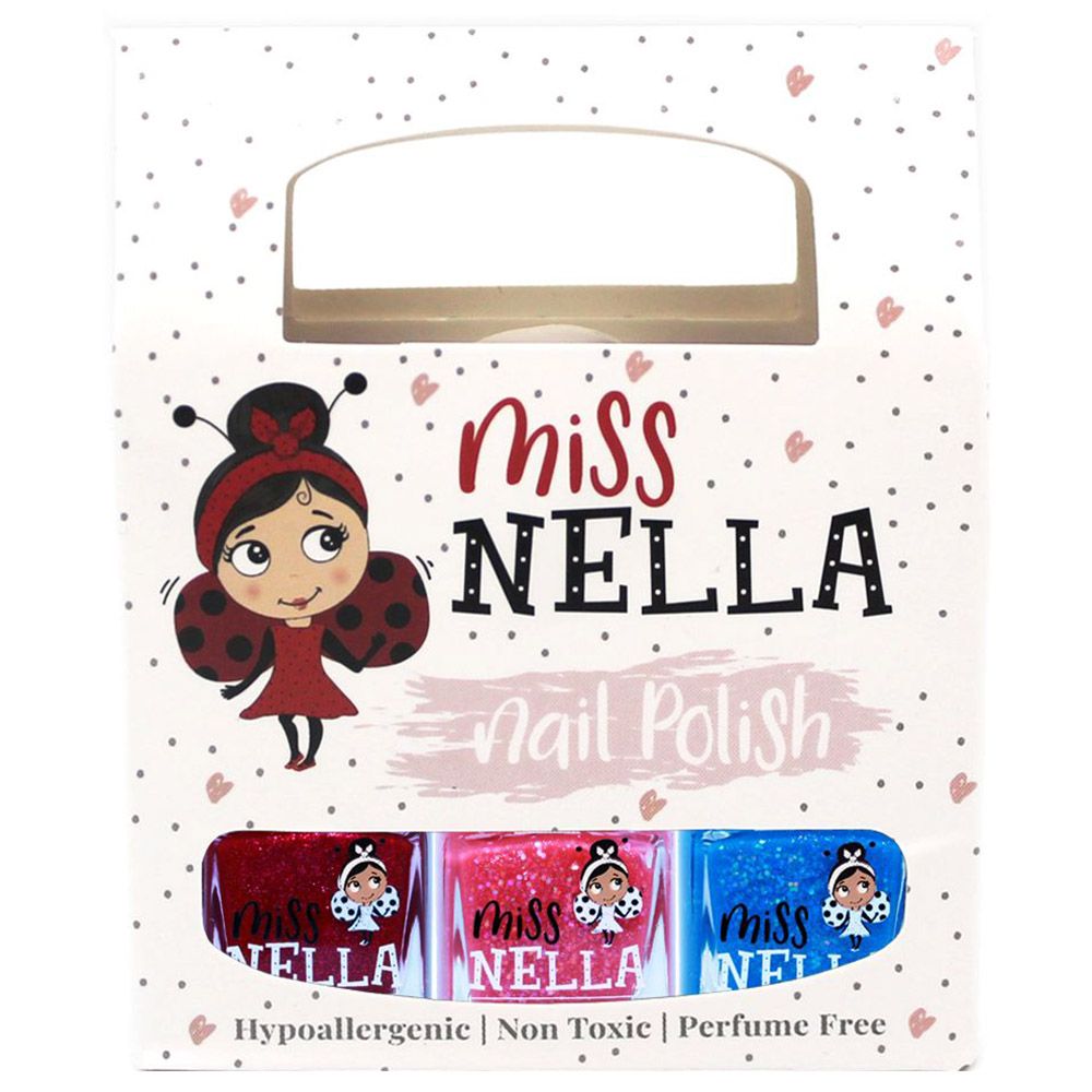 Miss Nella - Winter Glitters Nail Polish Pack of 3